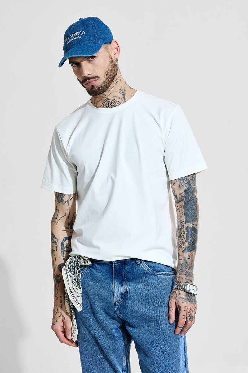 100% cotton Essential Everyday Crew Tee